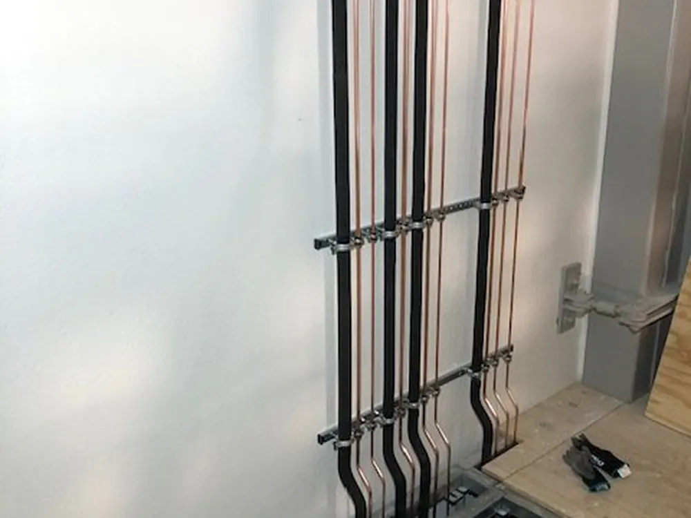 Cassette-units met WTW-installatie: leidingwerk en montage